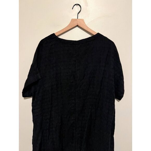 NWT Soft Surroundings Remi Linen Cotton Shift Maxi Dress Lagenlook Size TXL - Picture 8 of 10